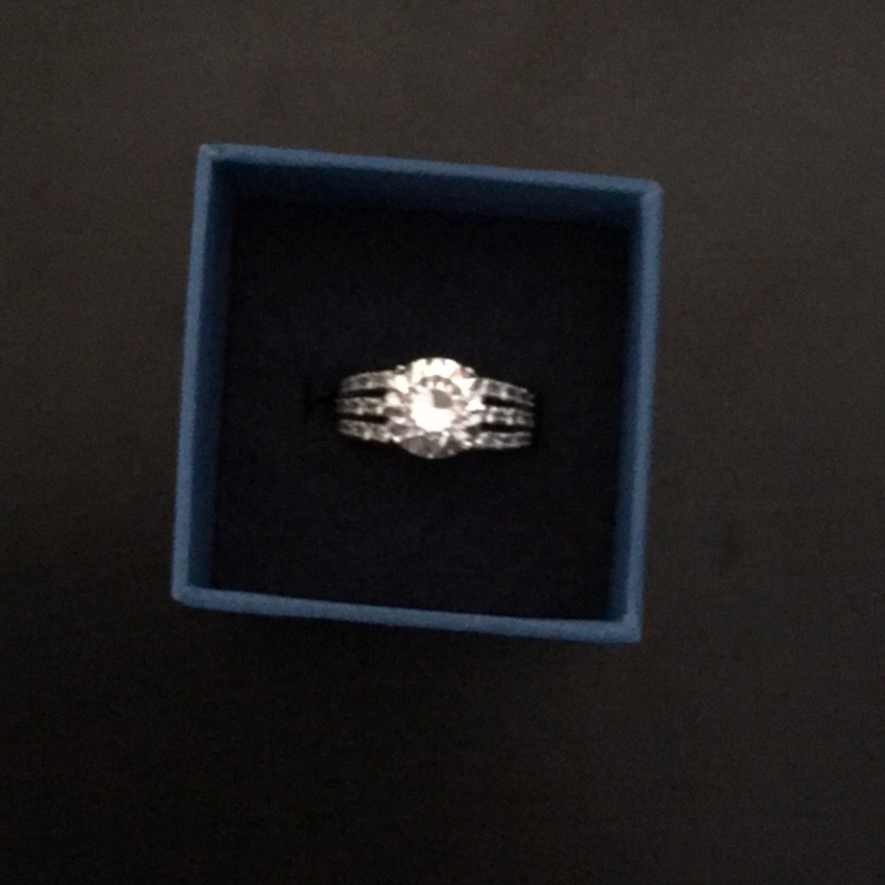 6.33CTW Dillenium Rhodium Plated Sterling Silver